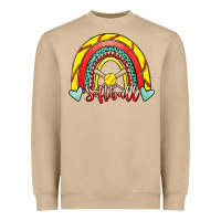 Mushroom Softball Rainbow Heavyweight Sweatshirt - RanaPortraitStore