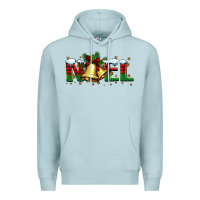 Blue Mist noel Christmas bells Premium Hoodie - BarkalooDesign