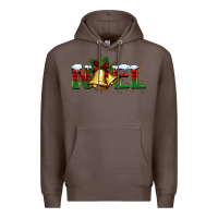 Coffee noel Christmas bells Premium Hoodie - BarkalooDesign