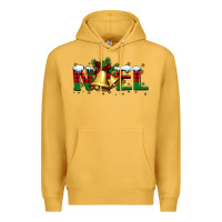 Mustard noel Christmas bells Premium Hoodie - BarkalooDesign