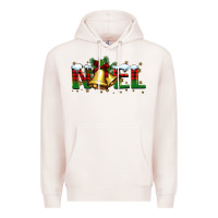 Pale Pink noel Christmas bells Premium Hoodie - BarkalooDesign