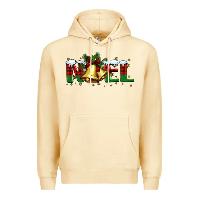 Noel Christmas Bells Premium Hoodie by BarkalooDesign | Teevron