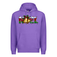 Purple noel Christmas bells Premium Hoodie - BarkalooDesign