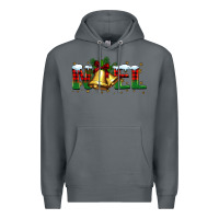 Rock noel Christmas bells Premium Hoodie - BarkalooDesign