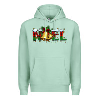 Seafoam noel Christmas bells Premium Hoodie - BarkalooDesign