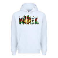 White noel Christmas bells Premium Hoodie - BarkalooDesign