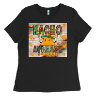 Black Nacho Average God mother Ladies Tee - CowhideDigitalArt