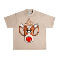 French Oak Coffee  Animal Urban Heavy Tee - CowhideDigitalArt