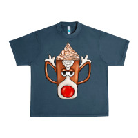 Midnight Navy Coffee  Animal Urban Heavy Tee - CowhideDigitalArt