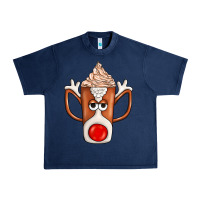 Navy Coffee  Animal Urban Heavy Tee - CowhideDigitalArt