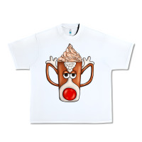 White Coffee  Animal Urban Heavy Tee - CowhideDigitalArt