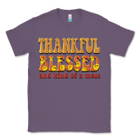 Lavender thankful blessed and kind of a mess Classic Tee - BarkalooDesign