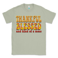 Matcha thankful blessed and kind of a mess Classic Tee - BarkalooDesign
