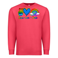 Cardinal Peace Love Pride Premium Sweatshirt - Jasminsmagicworld