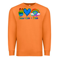 Carrot Peace Love Pride Premium Sweatshirt - Jasminsmagicworld
