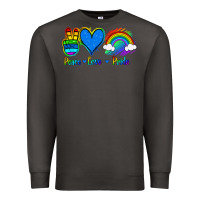 Smoke Peace Love Pride Premium Sweatshirt - Jasminsmagicworld