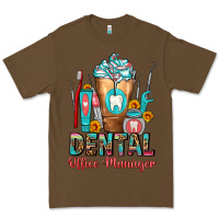 Cacao dental office manager cold drink frappe Premium Tee - FaDigitalArtStudio