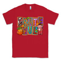Red Grateful Thanksgiving Classic Tee - FaDigitalArtStudio