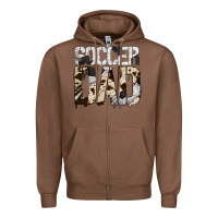 Chestnut no background soccer dad Zipper Hoodie - Jasminsmagicworld