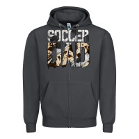 Smoke no background soccer dad Zipper Hoodie - Jasminsmagicworld