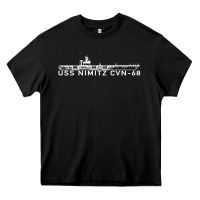 Uss Nimitz Navy Supercarrier Aircraft Carrier Gift Heavy Core Tee | Teevron