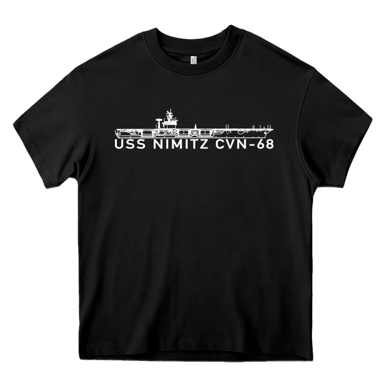 Uss Nimitz Navy Supercarrier Aircraft Carrier Gift Heavy Core Tee by DesigneFamous | Teevron