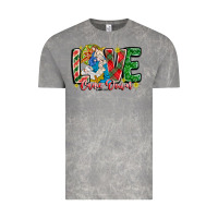Cloud Rock Love Came Down Vintage Tee - CowhideDigitalArt