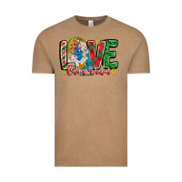 Vintage Coffee Love Came Down Vintage Tee - CowhideDigitalArt