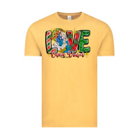 Vintage Mustard Love Came Down Vintage Tee - CowhideDigitalArt