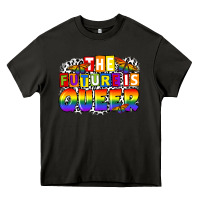 Asphalt the future is queer Heavy Core Tee - FaDigitalArtStudio