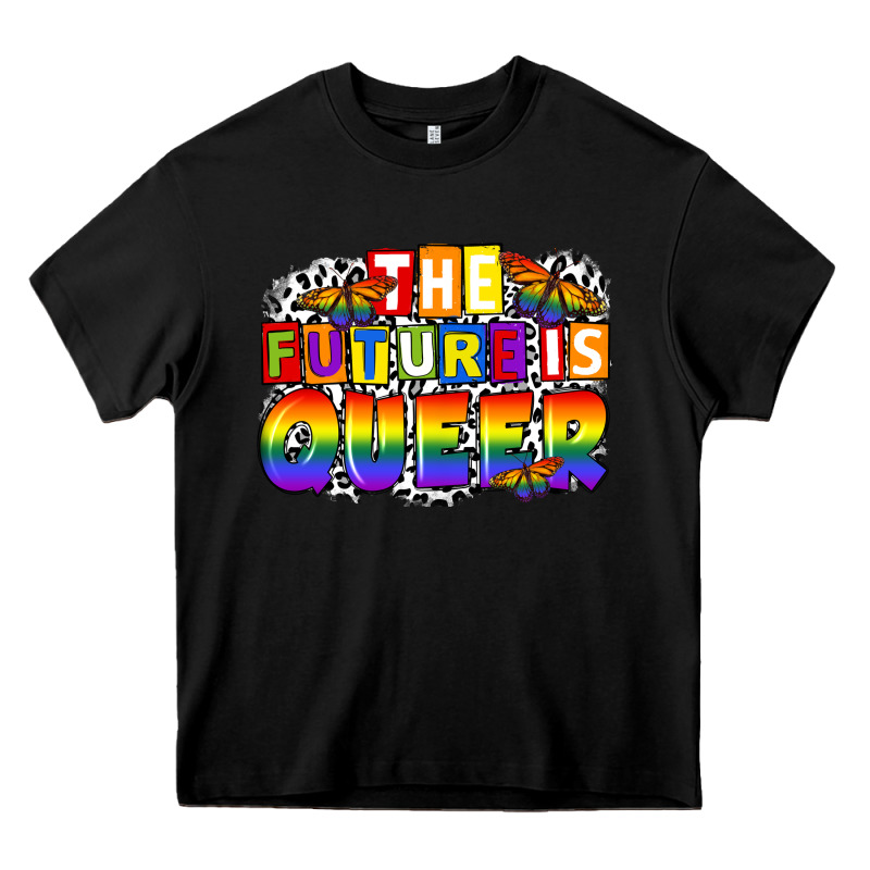 The Future Is Queer Heavy Core Tee by FaDigitalArtStudio | Teevron