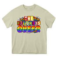 Mossy the future is queer Heavy Core Tee - FaDigitalArtStudio