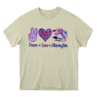 Mossy Peace Love Hairstylist Heavy Core Tee - Jasminsmagicworld