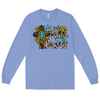 Colony Blue let me tell you about my jesus Long Sleeve Tee - RacoonDesign