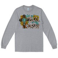 Heather Grey let me tell you about my jesus Long Sleeve Tee - RacoonDesign