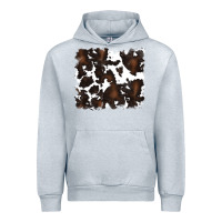 Heather Grey cowhide Urban Hoodie - RanaPortraitStore