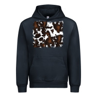 Navy cowhide Urban Hoodie - RanaPortraitStore