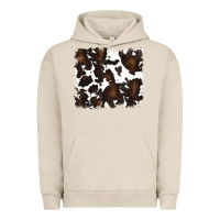 Pigment French Oak cowhide Urban Hoodie - RanaPortraitStore