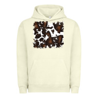 Pigment Pistachio cowhide Urban Hoodie - RanaPortraitStore