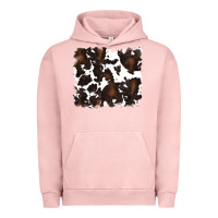 Pigment Salmon cowhide Urban Hoodie - RanaPortraitStore