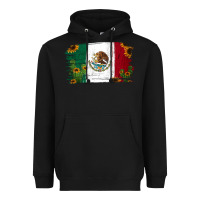Black Mexican Flag Cactus Sunflower Heavyweight Hoodie - Jasminsmagicworld