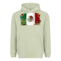 Matcha Mexican Flag Cactus Sunflower Heavyweight Hoodie - Jasminsmagicworld