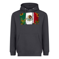 Smoke Mexican Flag Cactus Sunflower Heavyweight Hoodie - Jasminsmagicworld