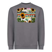 Storm Howdy Serape And Sunflower Heavyweight Sweatshirt - RanaPortraitStore