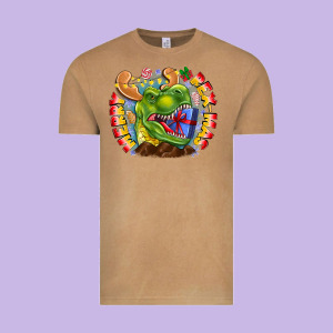 Merry Rexmas Vintage Tee Designed By Cowhidedigitalart