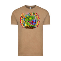 Vintage Coffee Merry Rexmas Vintage Tee - CowhideDigitalArt