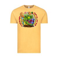 Vintage Mustard Merry Rexmas Vintage Tee - CowhideDigitalArt