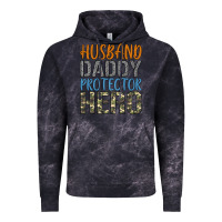 Cloud Black husband daddy protector hero Vintage Hoodie - Artiststas