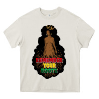 Cream Remember your roots Heavy Core Tee - FaDigitalArtStudio