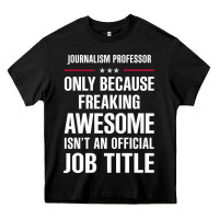 Black gift for freaking awesome journalism professor Heavy Core Tee - DesigneFamous